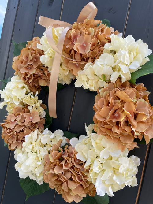 Coffee and Cream wreath