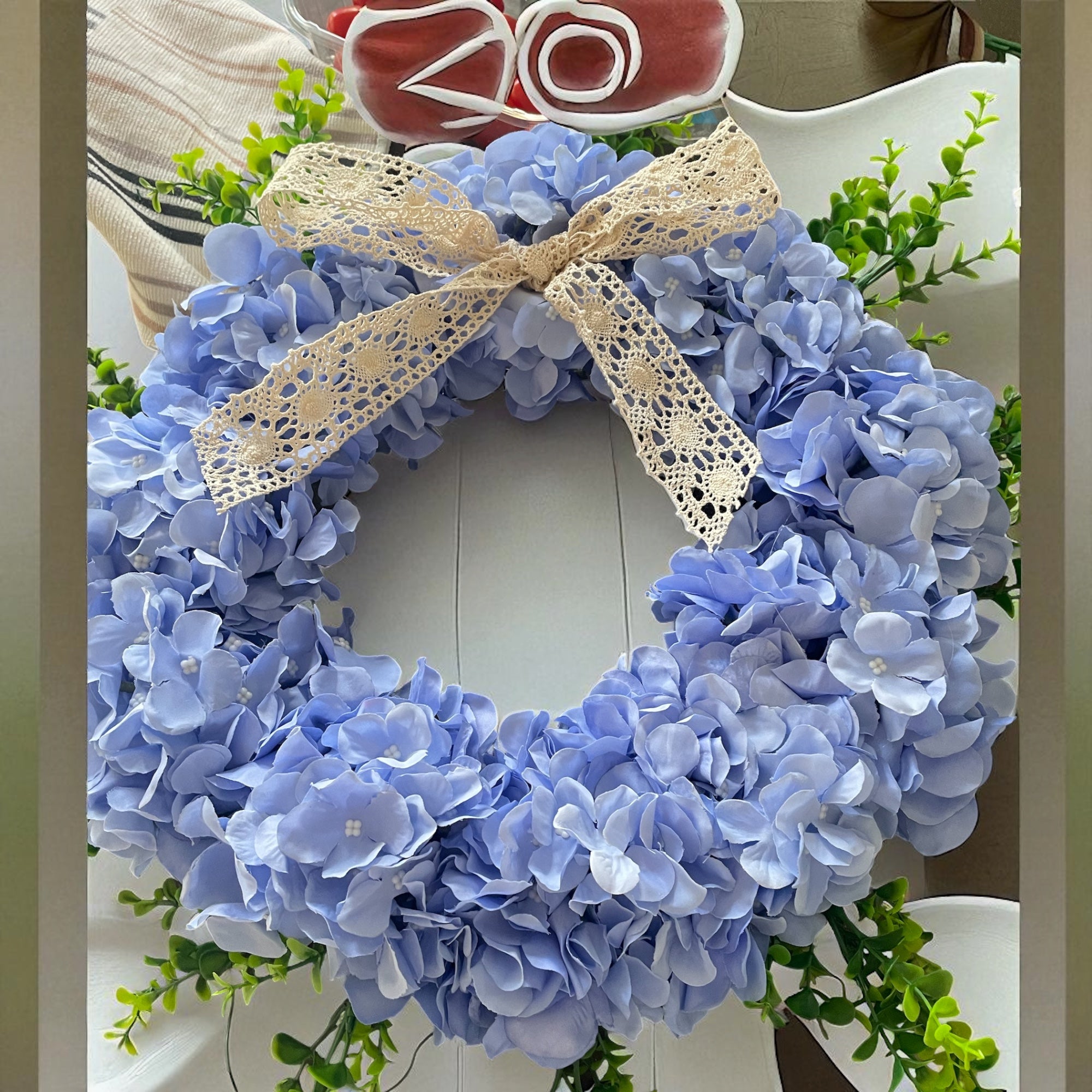 Vintage Hydrangea Wreath