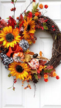 Sunflower And Pumpkins