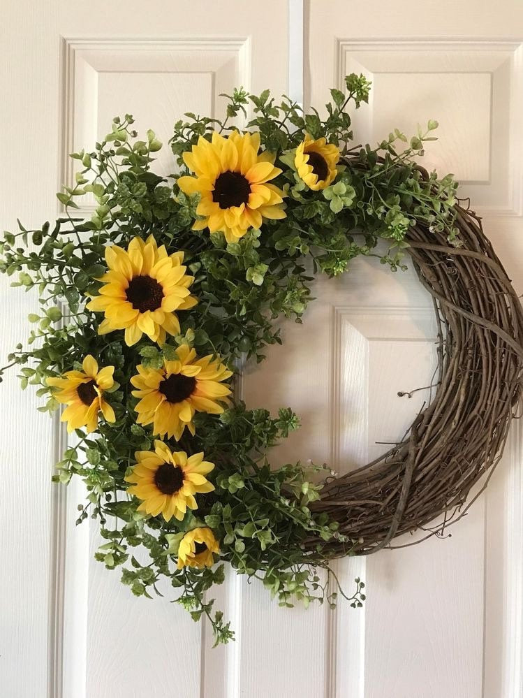 Sunflower Glory Wreath